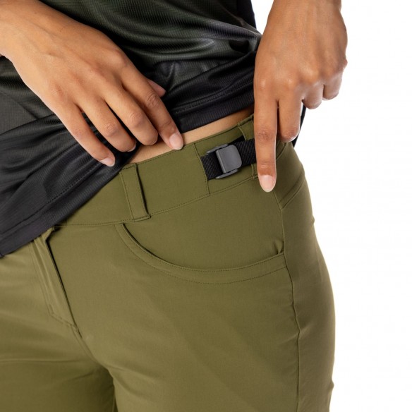 Culotte Ws Trail Flow W/Pad Fir Green