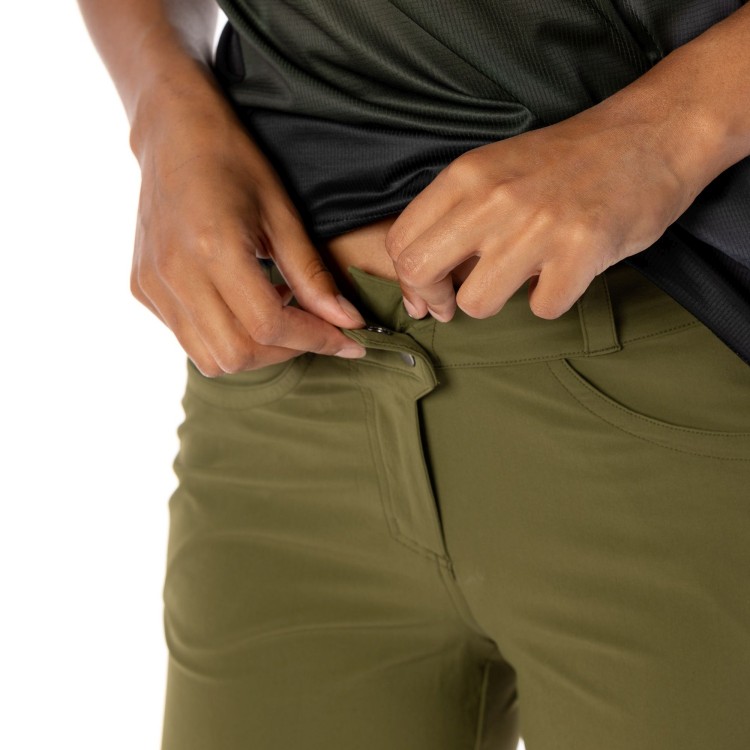 Culotte Ws Trail Flow W/Pad Fir Green