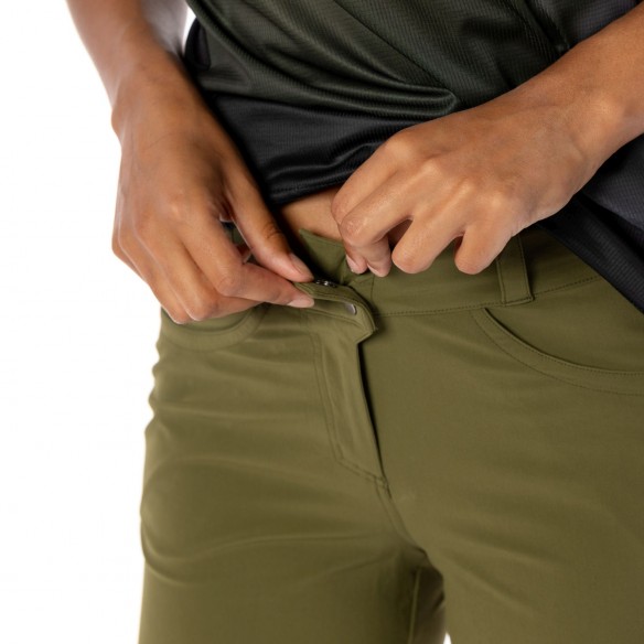 Culotte Ws Trail Flow W/Pad Fir Green